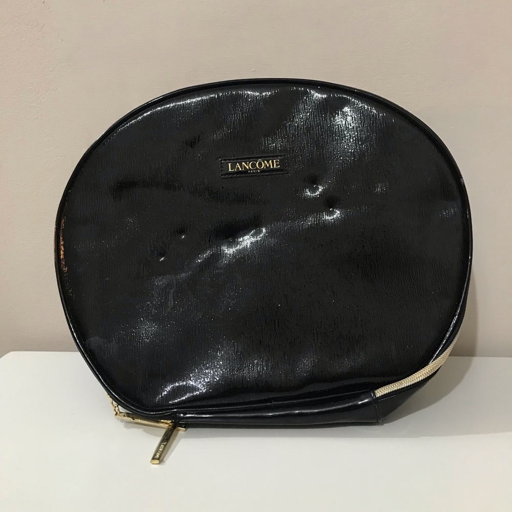Large black Lancôme toiletry/cosmetic bag